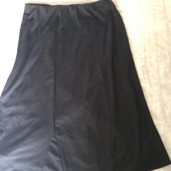 Ellos Flared Elastic Waist Midi Skirt - Picture 5 of 6